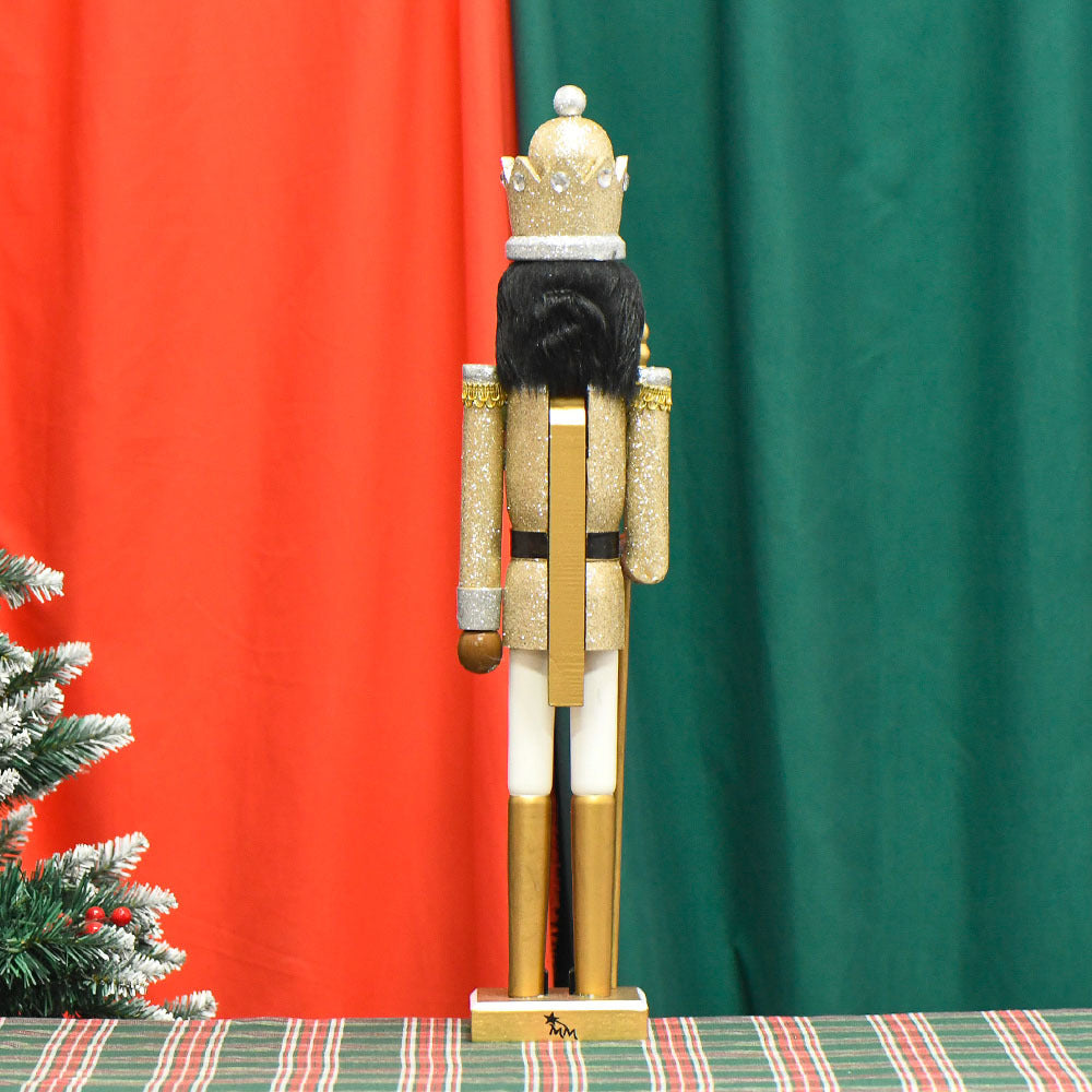 Large Nutcracker King made of wood, 60 cm