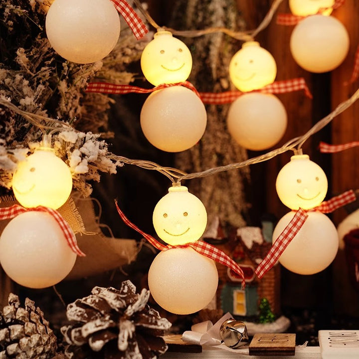 LED Christmas string lights, various designs