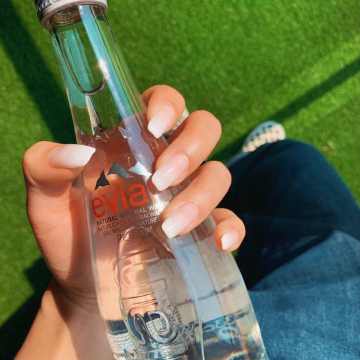 Artificial nails in modern French Tip design Stornfield