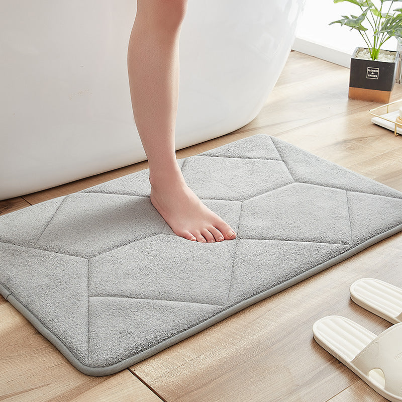 Abstract Pattern Bathroom Rug Stornfield