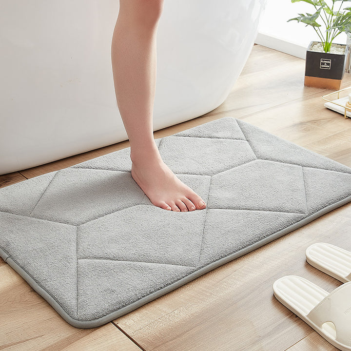 Abstract Pattern Bathroom Rug Stornfield