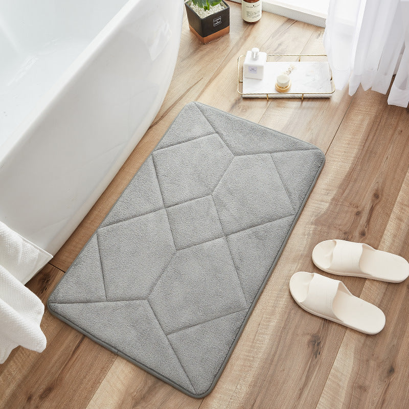 Abstract Pattern Bathroom Rug Stornfield