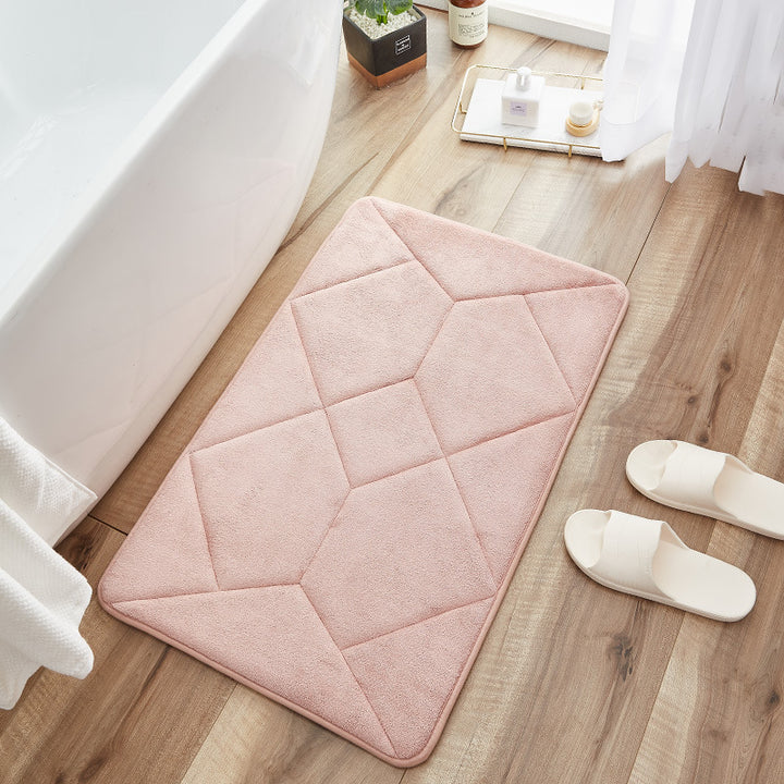 Abstract Pattern Bathroom Rug Stornfield