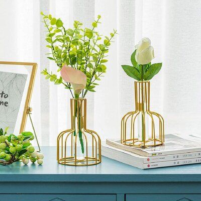 Gold Cage Vase Stornfield