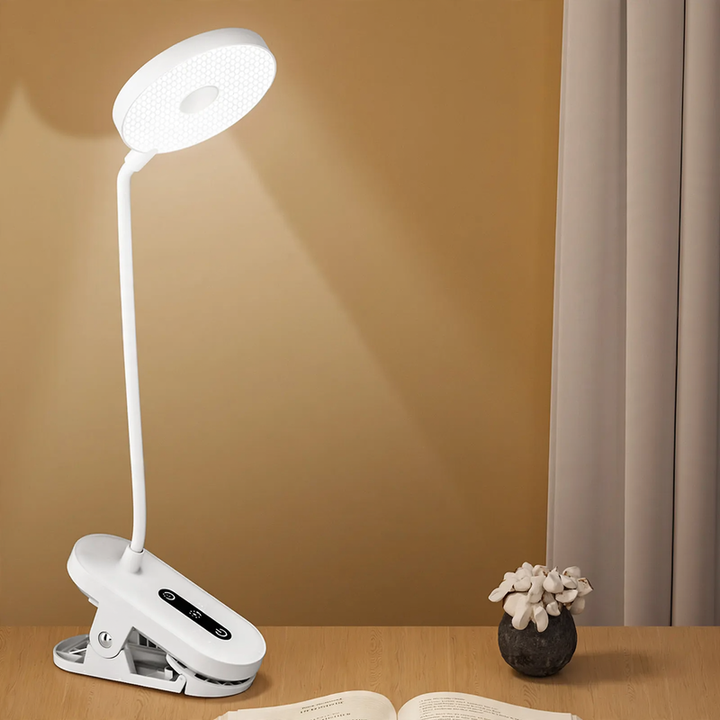 Intelligent LED Clamp Lamp for Desk and Study