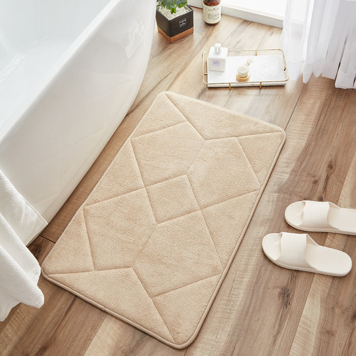 Abstract Pattern Bathroom Rug Stornfield