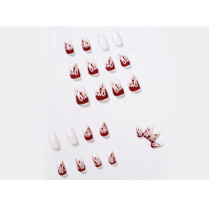 Artistic acrylic nails with elegant flower and glitter accents Stornfield