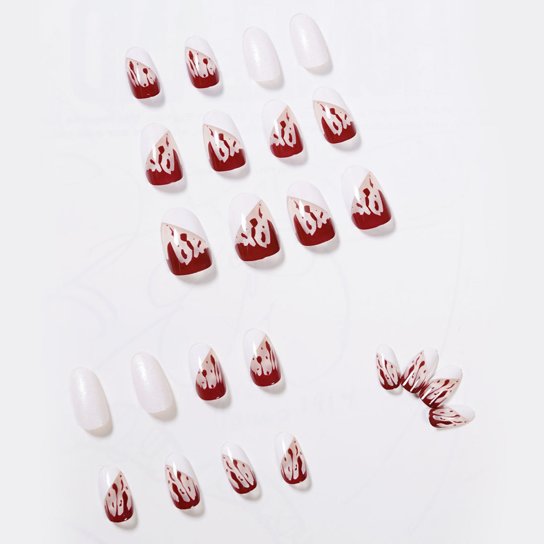 Artistic acrylic nails with elegant flower and glitter accents Stornfield