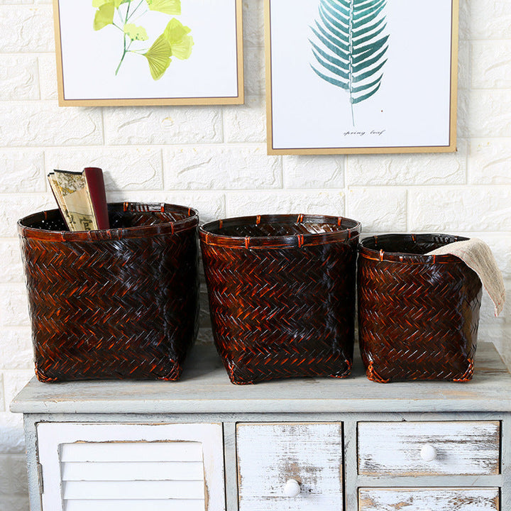 Handcrafted Woven Storage Basket Stornfield