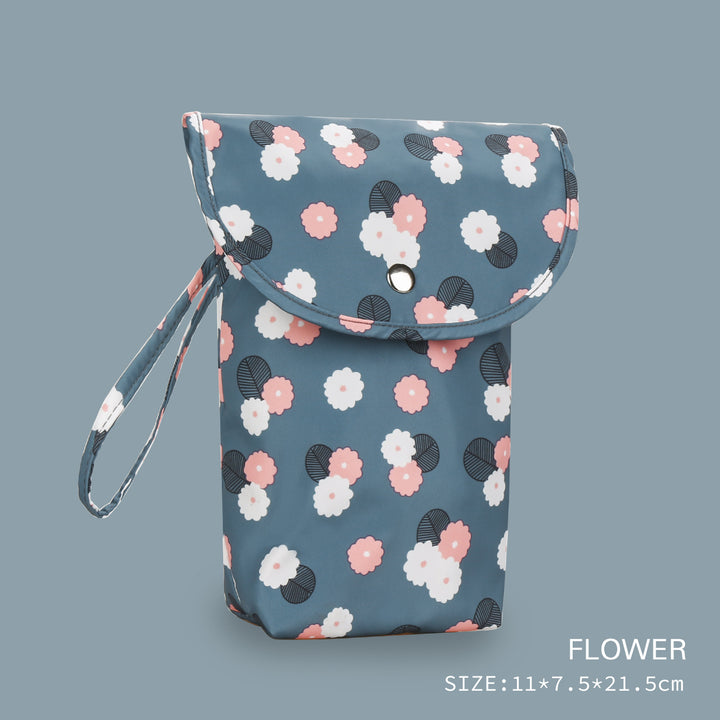 Insulated beverage carrier bag with stylish lemon pattern Stornfield