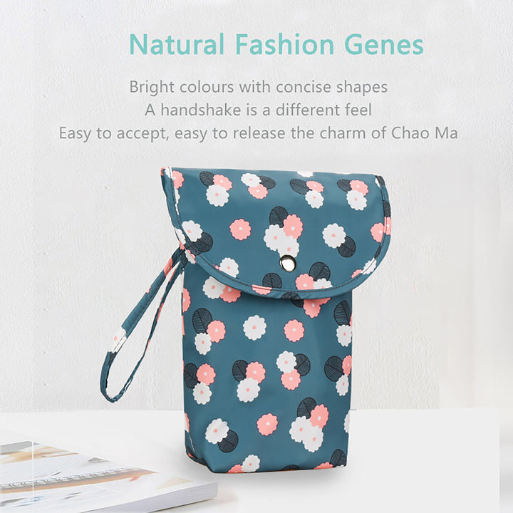 Insulated beverage carrier bag with stylish lemon pattern Stornfield