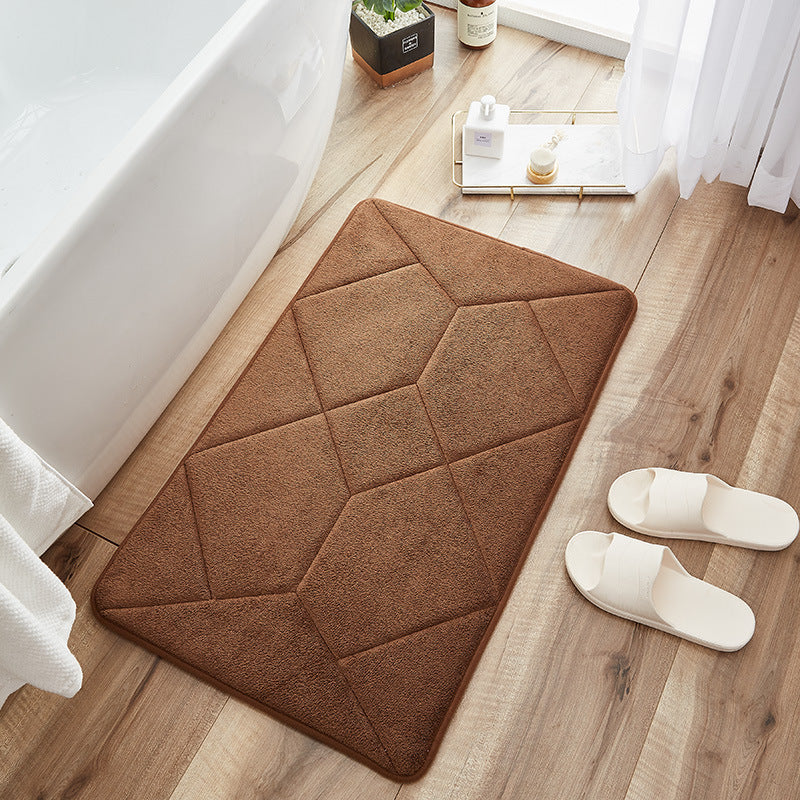 Abstract Pattern Bathroom Rug Stornfield