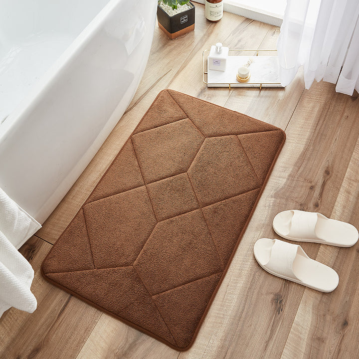 Abstract Pattern Bathroom Rug Stornfield