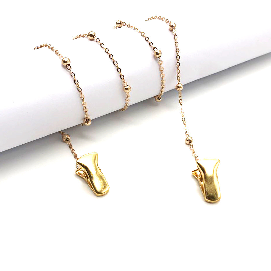 Elegant Gold Chain Eyewear Holder Stornfield