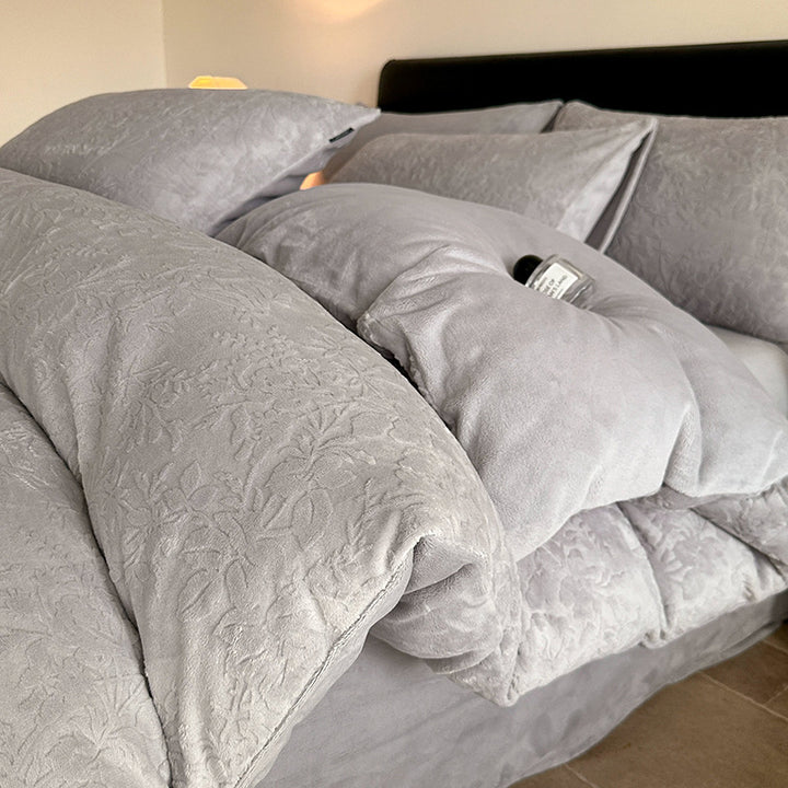 Milk fiber bedding set, 4-piece, winter