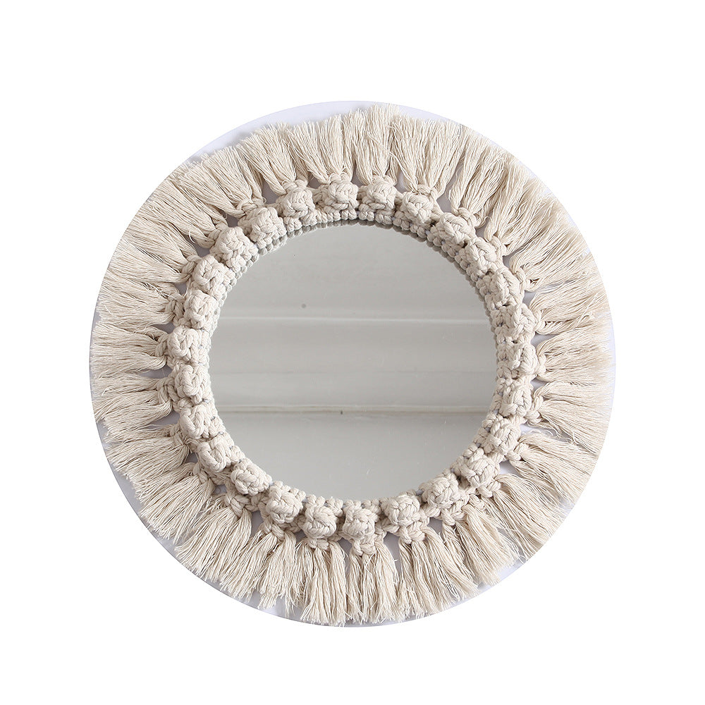 Decorative Macrame Wall Mirror Stornfield