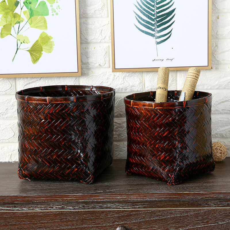 Handcrafted Woven Storage Basket Stornfield