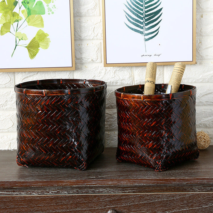 Handcrafted Woven Storage Basket Stornfield