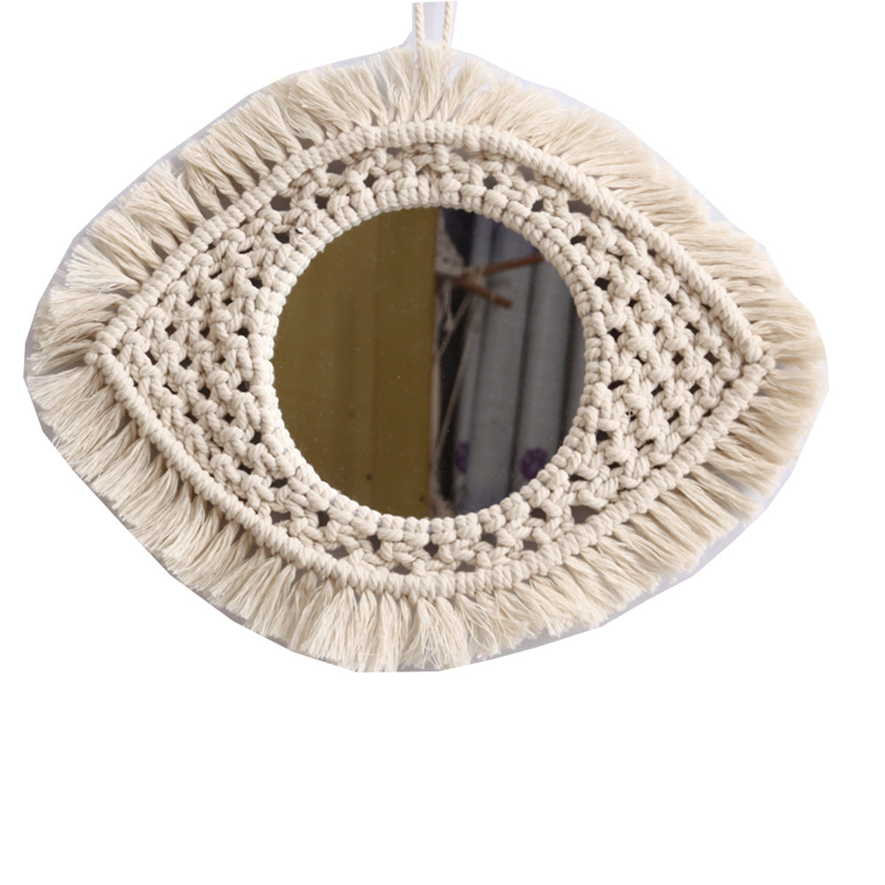 Decorative Macrame Wall Mirror Stornfield