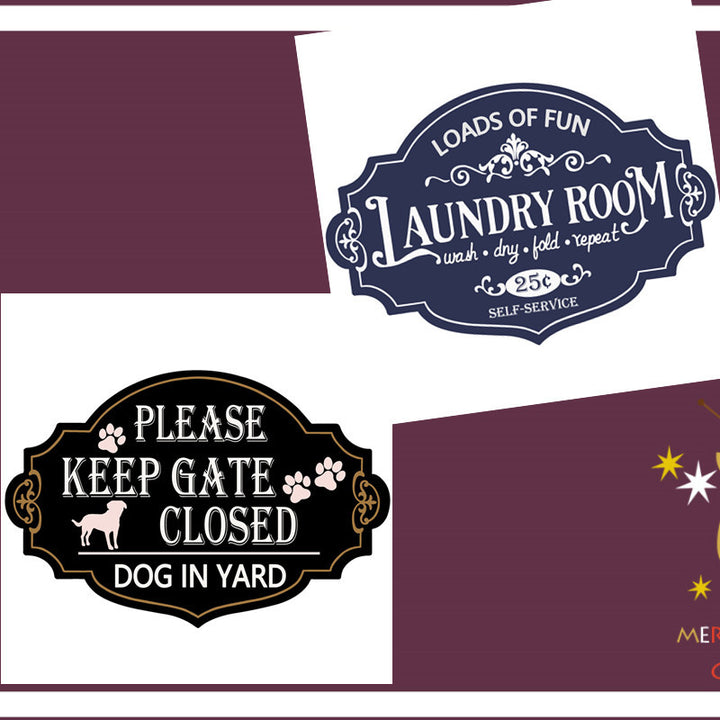 Decorative Laundry Room Sign