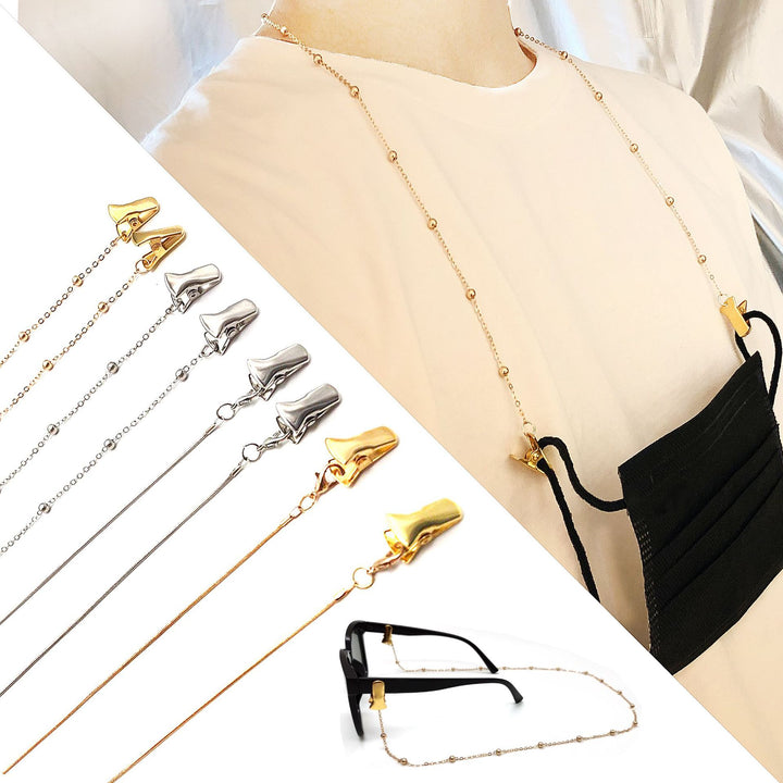 Elegant Gold Chain Eyewear Holder Stornfield