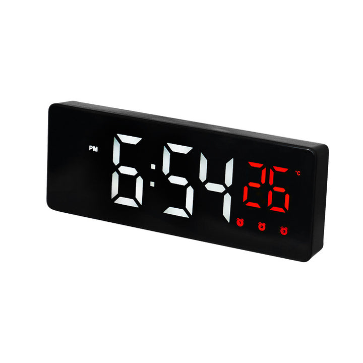 Digital table alarm clock with temperature display and LED display Stornfield