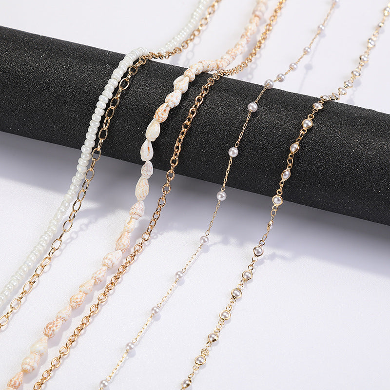 Coastal Shell-Decorated Eyewear Chain Stornfield
