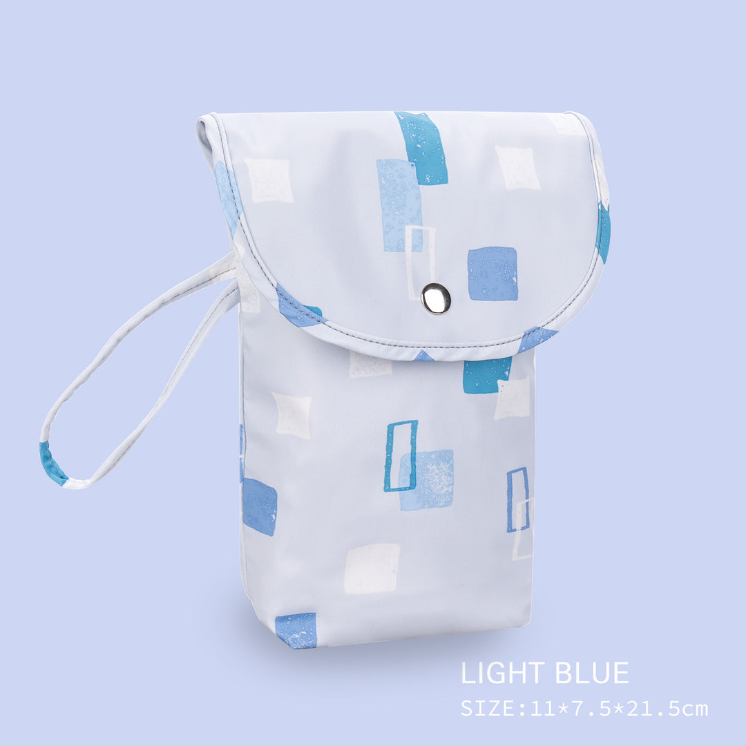 Insulated beverage carrier bag with stylish lemon pattern Stornfield
