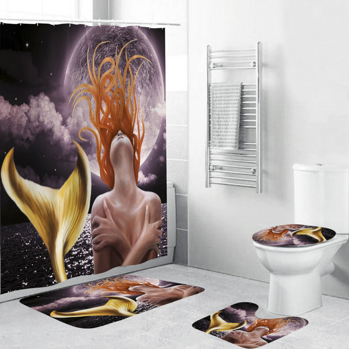 Artistic Mermaid-Themed Bathroom Set Stornfield