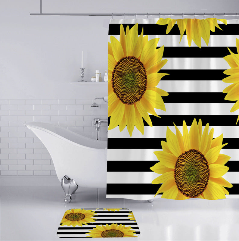 Floral Decorative Shower Curtain Stornfield
