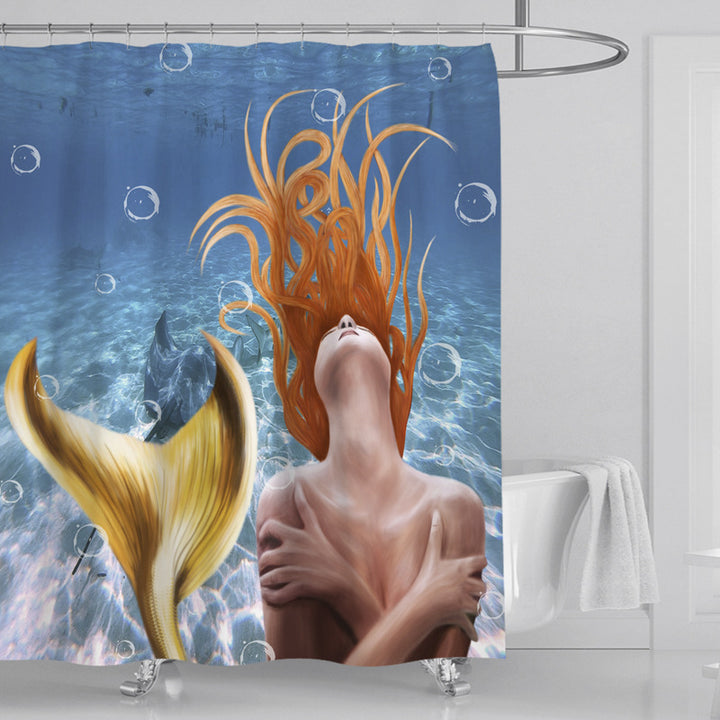 Artistic Mermaid-Themed Bathroom Set Stornfield