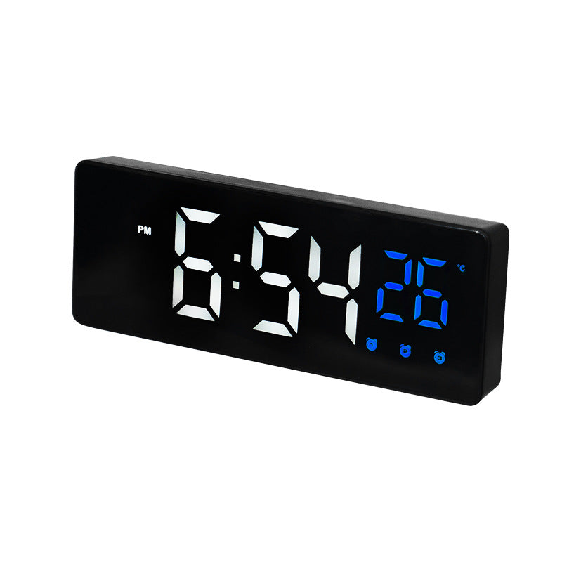 Digital table alarm clock with temperature display and LED display Stornfield