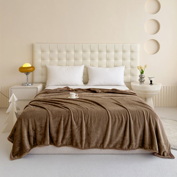 Solid Color Multifunctional Throw Blanket