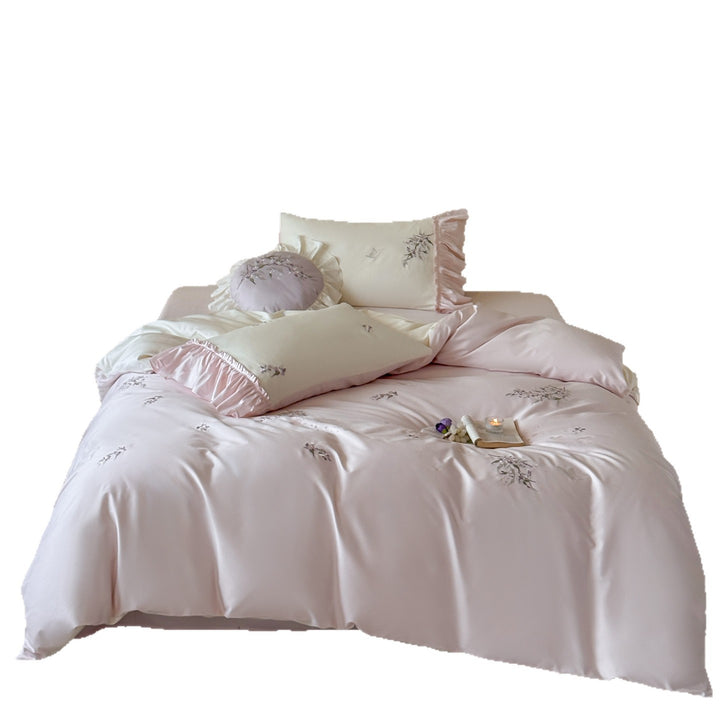 Bedding set made of long-staple cotton, French style