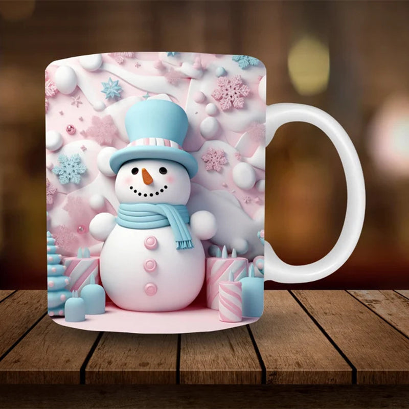 3D snowman ceramic mug - Fun Christmas gift | Stornfield