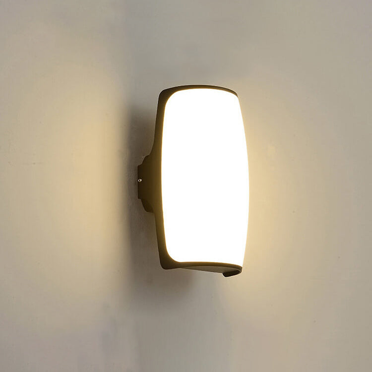 Modern Creative Geometry Aluminum Outdoor Waterproof LED Wall Sconce Lamp | Stornfield