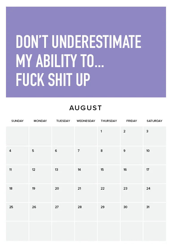 Adulting Is Difficult 2024 Wall Calendar | Stornfield