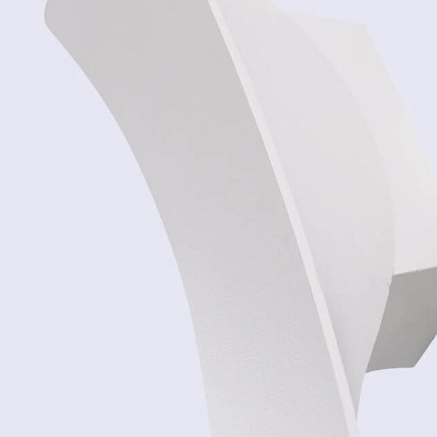 Modern Simple Rectangular Curved LED Outdoor Waterproof Wall Sconce Lamp | Stornfield