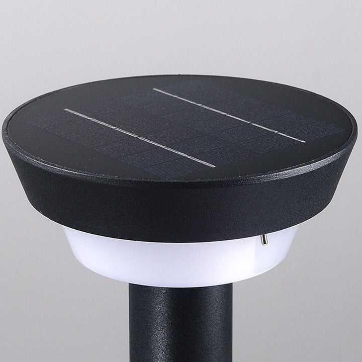 Modern Simplicity Waterproof Solar Round Aluminum Acrylic Outdoor Lights For Garden | Stornfield