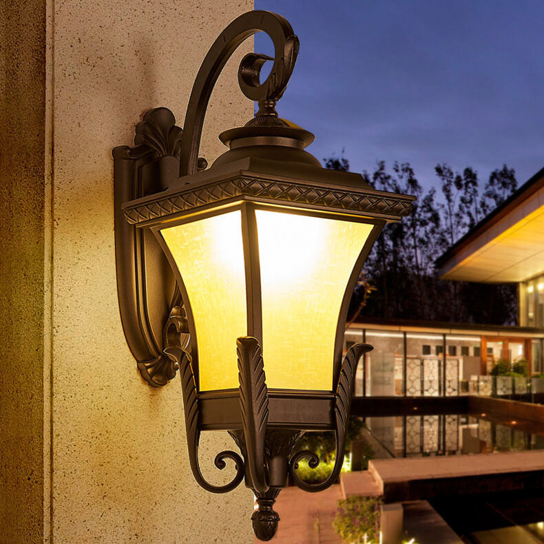 European-style Retro Aluminum Waterproof Outdoor 1-Light Wall Sconce Lamp | Stornfield