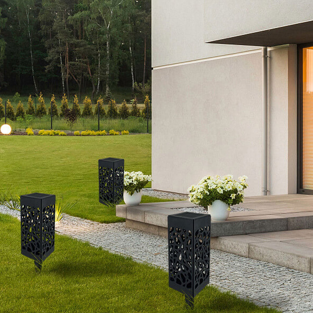 Creative Hollow Square Column LED Outdoor Lawn Ground Insert Landscape Light | Stornfield