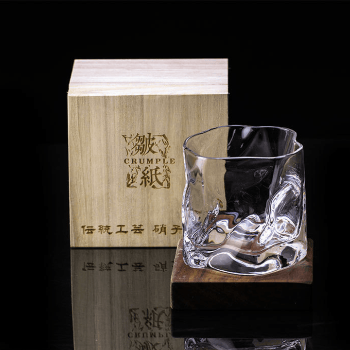 Japaneese Edo Kiriko Crumple Body Whisky Glass | Stornfield