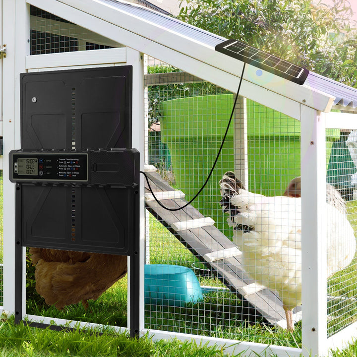 Electric Chicken Coop Door Solar with LED Display and Remote Control | Stornfield