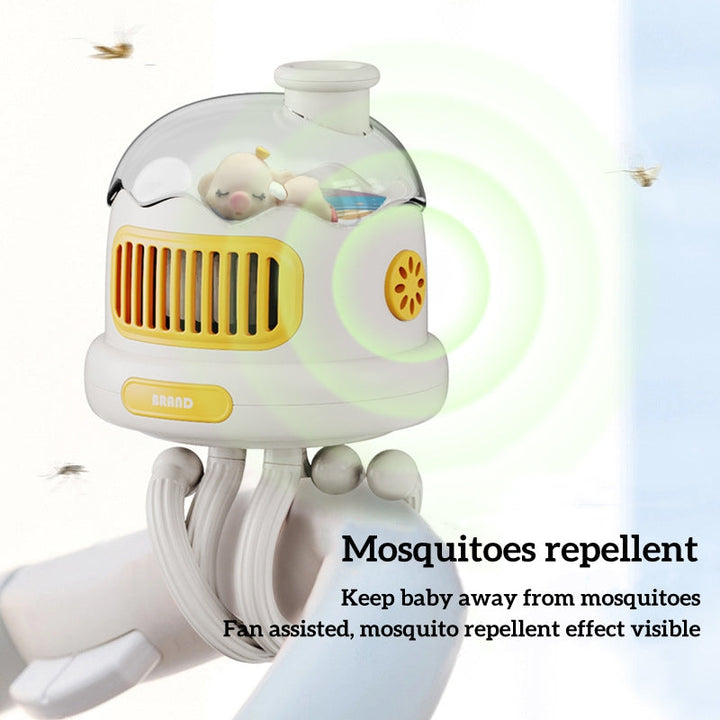 USB Rechargeable Portable Mosquito Repellent Stroller Fan | Stornfield
