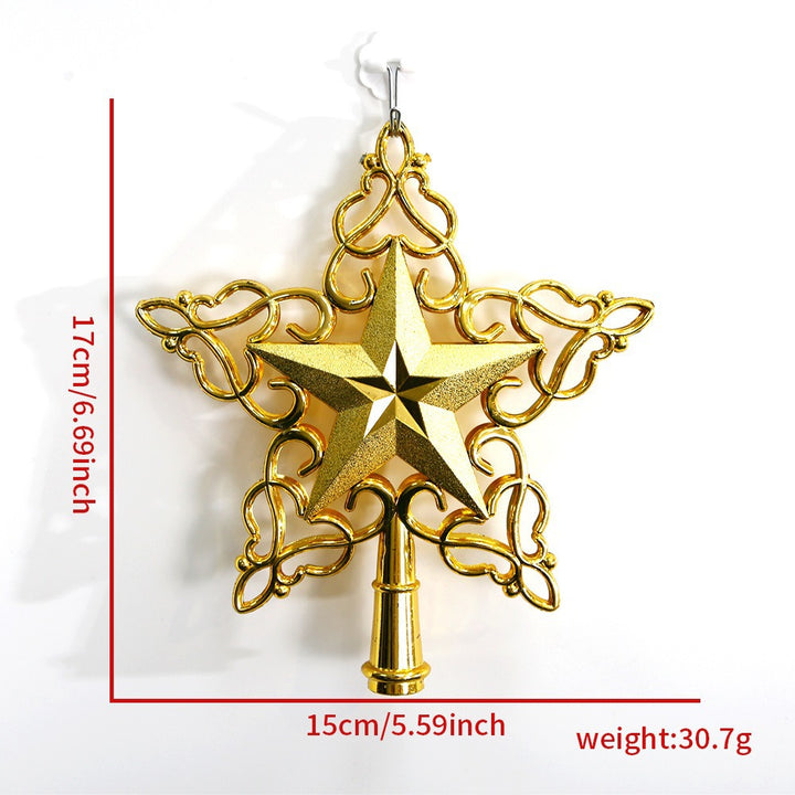 Christmas tree top star, 3D design