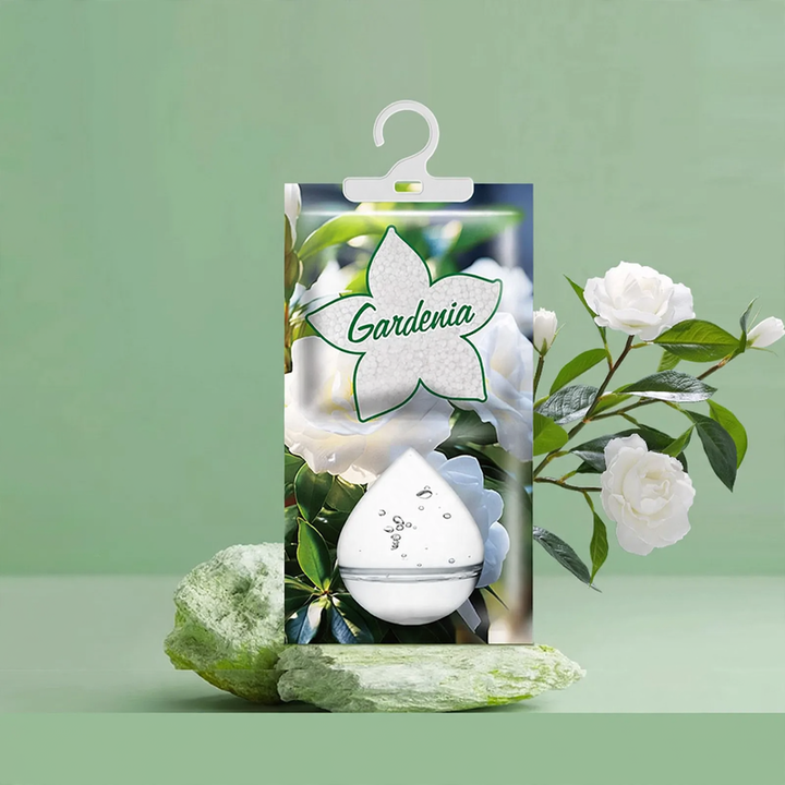 Hanging dehumidifier bag for wardrobes