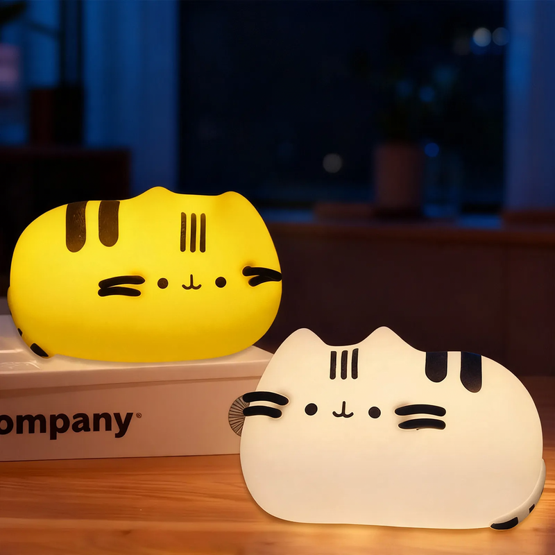 Silicone Tap Light, Cat Design, rechargeable