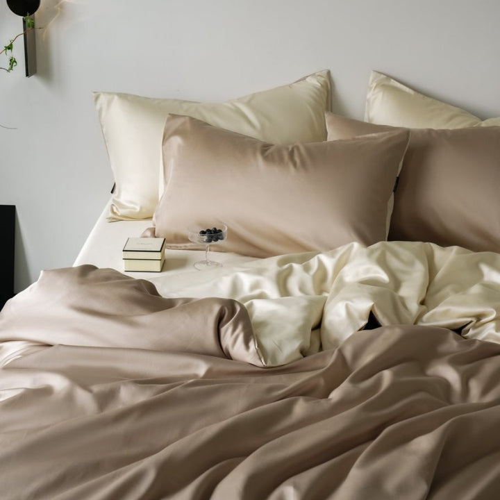 Cooling Tencel Cotton Bedding Set, solid color