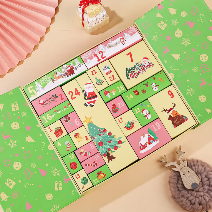 Christmas Advent Calendar Empty Box for Gifts