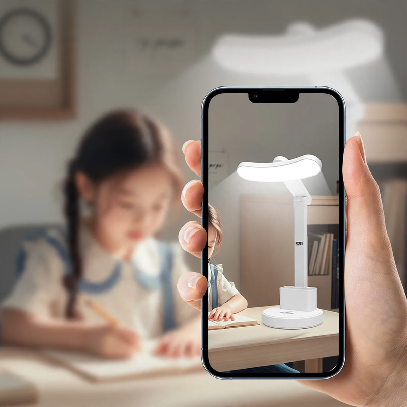 Folding LED Desk Lamp, Eye-Caring